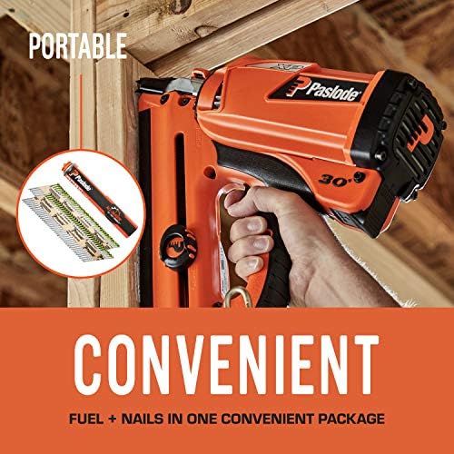 Paslode, Framing Nails and Fuel Pack, 650526, 2 3/8 inch x .113 Gauge, Ring Hot Dipped Galvanized, 1 Fuel Cell and 1,000 Nails
