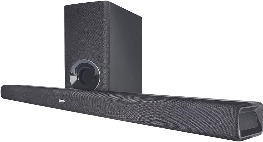Denon DHT-S316 Home Theater Soundbar System with Wireless Subwoofer, Black | Virtual Surround Sound Technology, Wall-Mountable