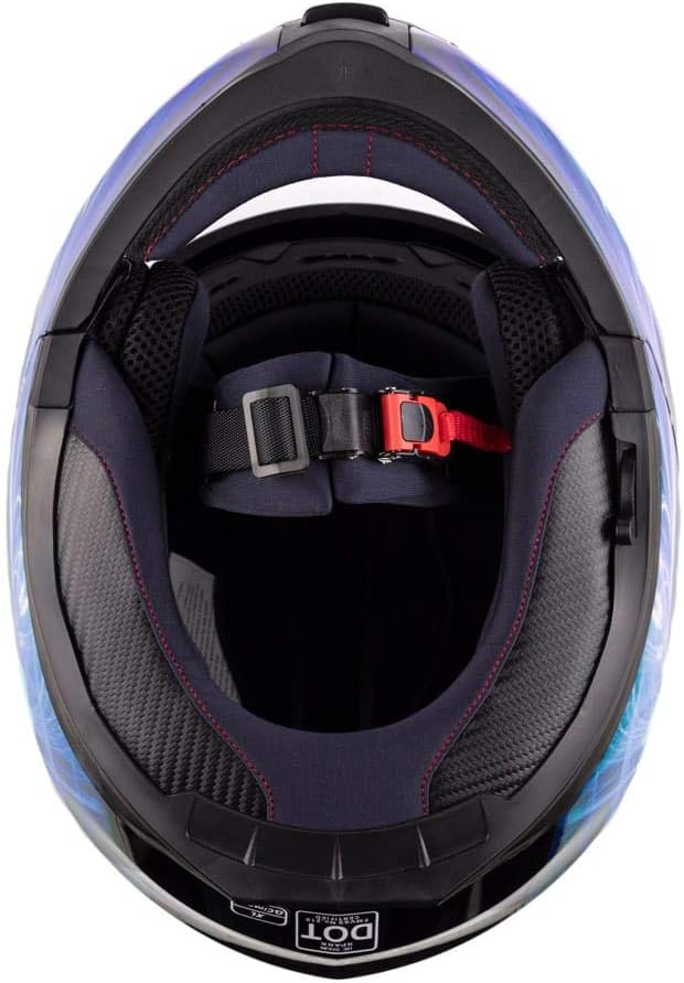 Adult Modular Motorcycle Helmet DOT w/Retractable Sunglass Full Face Flip-up Typhoon TH158