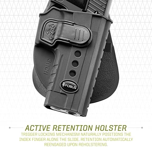 Fobus SGCH Concealed Carry OWB Holster for Sig Sauer P220 and P226, Active Retention, Right Handed