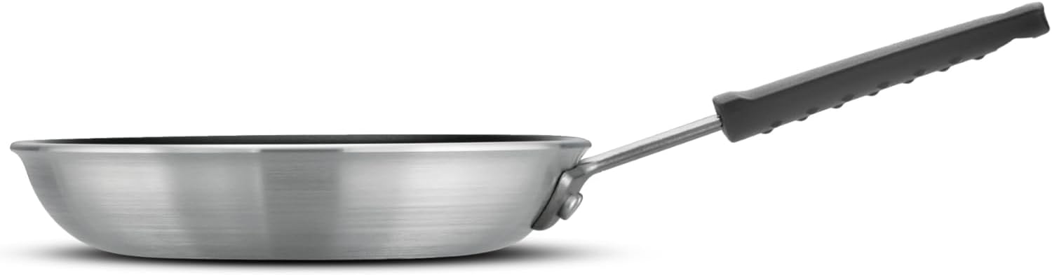 Tramontina Professional 8-Inch Non Stick Small Frying Pan | Heavy-Gauge Aluminum Skillet with Reinforced Nonstick Coating, Red Handle, Dishwasher and Oven Safe, Made in Brazil