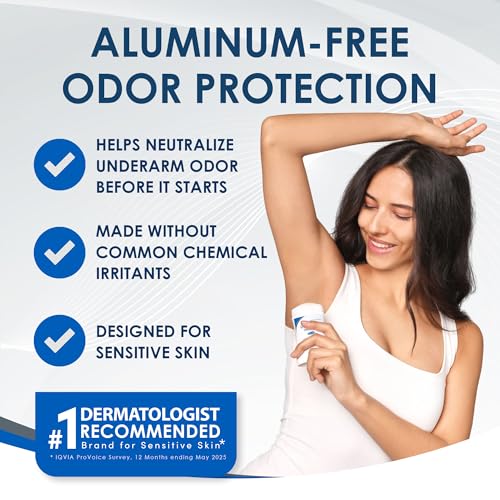 Vanicream Aluminum-Free Gel Deodorant, 2 Oz, Formulated without Common Irritants for Sensitive Skin, Water-Based Gel, Helps Reduce Odor, Unscented