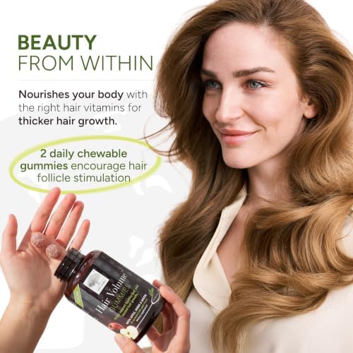 NEW NORDIC Hair Volume Daily Biotin Support Gummies 60-Day Supply - 1 Pk