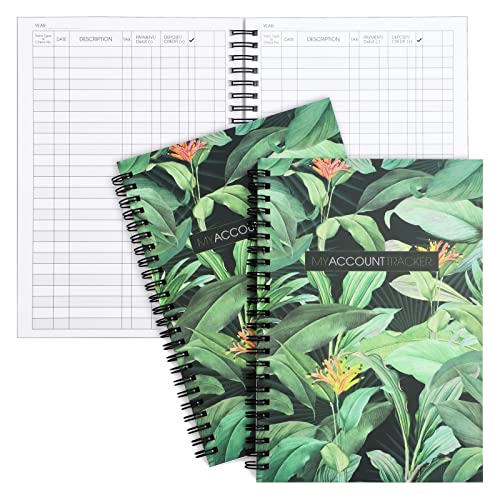 Paper Junkie Ledger Book - 8.5 x 6.25 In, Multicolor, Pack of 2