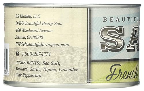 Beautiful Briny Sea, Sea Salt French Picnic, 6 Ounce
