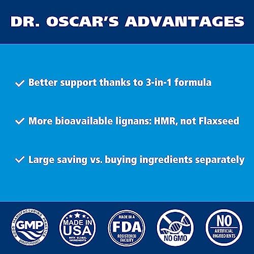 HMR Lignans and Melatonin for Dogs with Cushings. Superior 3in1 Formula with Biotin. Adrenal Support