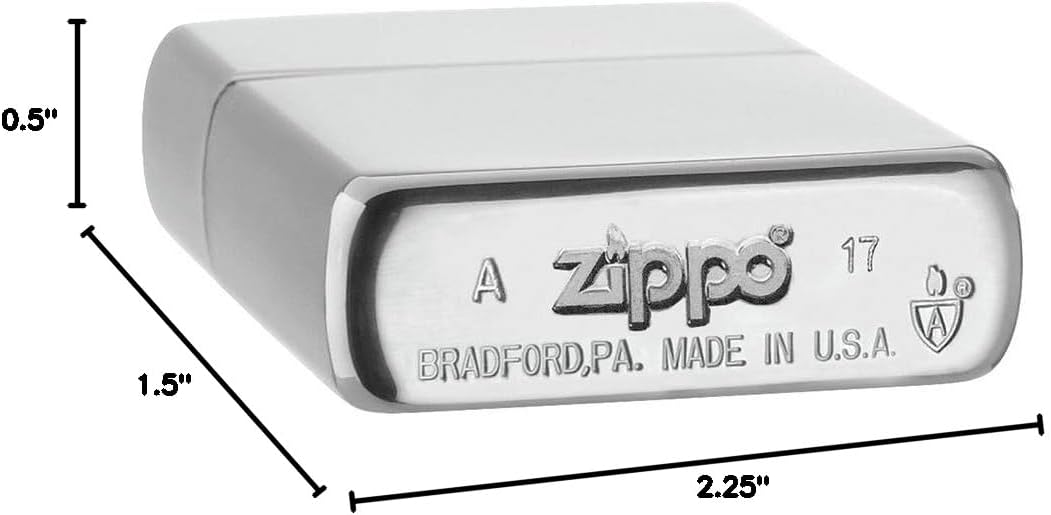 Zippo Armor High Polish Chrome Pocket Lighter