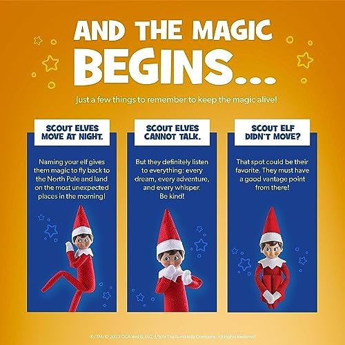 Elf on the Shelf: A Christmas Tradition (Blue-Eyed Girl Scout Elf)