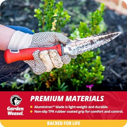 Garden Weasel Multi-Use Transplanter Trowel for Digging Planting Weeding