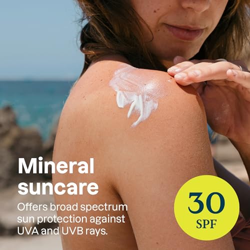 ATTITUDE Mineral Sunscreen for Sensitive Skin, EWG Verified, Broad Spectrum UVA/UVB, Dermatologically Tested, Plant and Mineral-Based Formula, Vegan