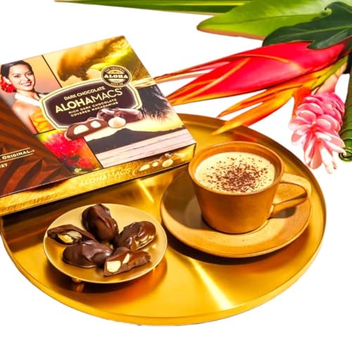 Hawaiian Host Alohamacs Dark Chocolate Covered Macadamia Nuts (1 Box)