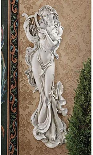 Design Toscano Musical Muse Wall Sculpture, Single