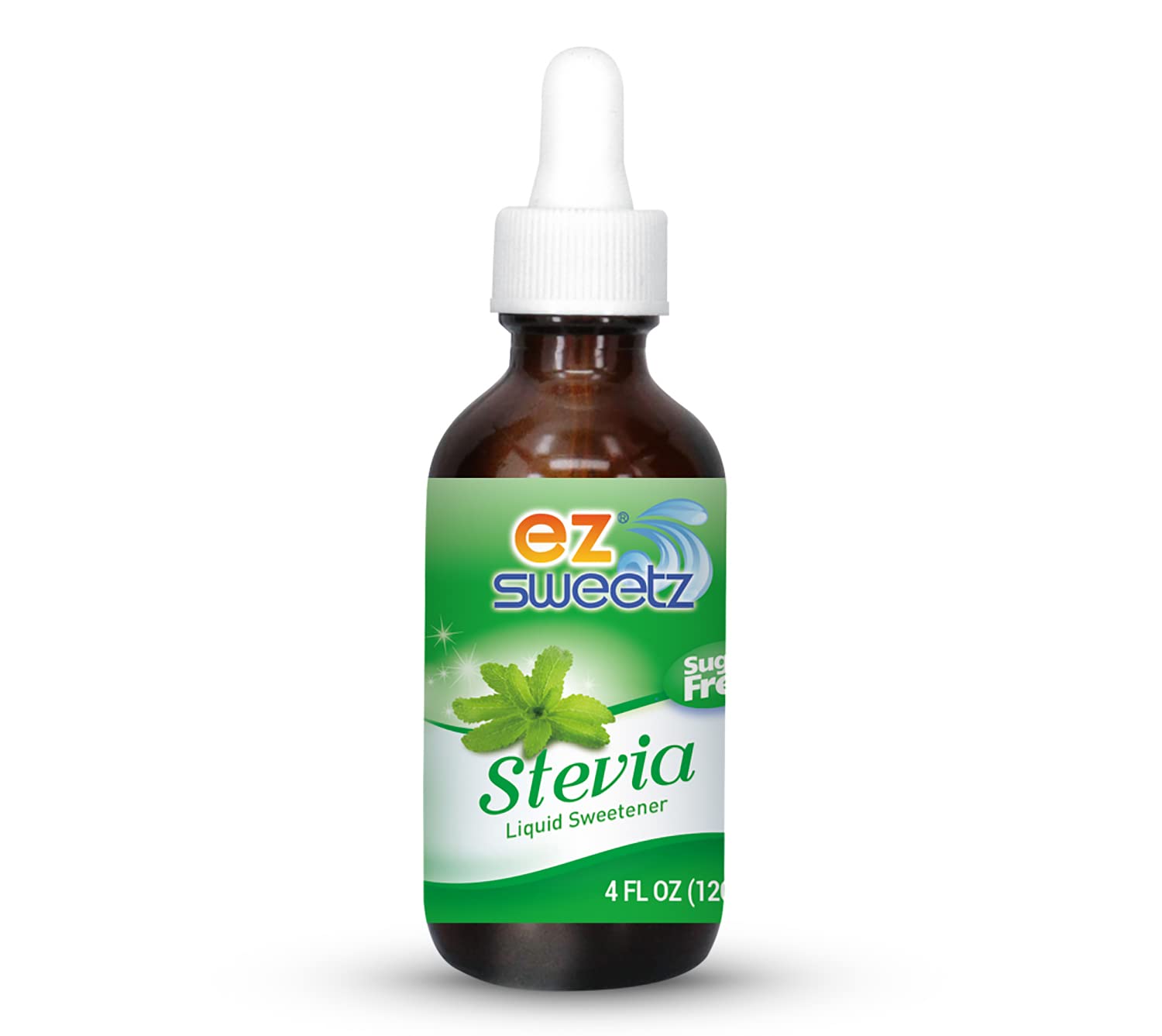 EZ-Sweetz (2-Pack 1.36oz - Liquid De-Bittered Stevia Sweetener 300 Servings/Bottle)