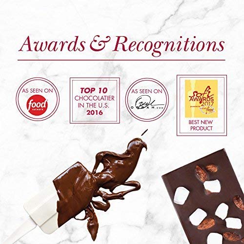 Chuao Chocolatier Taste the Joy Mini Gourmet Chocolate Bar Gift Box | Milk and Dark Chocolate Variety Sampler |16 Mini Bars (0.39 oz each)