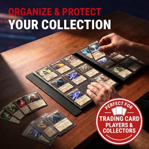 Ultra Pro Pokemon Card Binder 9 Pocket Full-View with Poke Ball Design – Trading Card Binder Holds 360 Cards Side Loading – Organizer for TCG