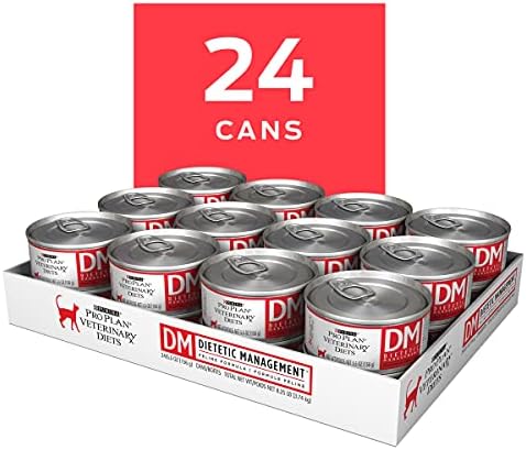 Purina Pro Plan Veterinary Diets DM Dietetic Management Feline Formula Wet Cat Food - (Pack of 24) 5.5 oz. Cans