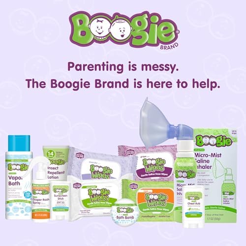 Boogie Moisturizing Saline Nasal Gel for Babies & Kids - 1 oz (3 Pack) | Fragrance Free - Drug-Free Formula - Made with Aloe and Natural Saline - Soothes and Hydrates Dry or Irritated Noses