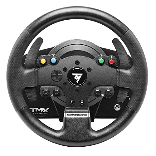 Thrustmaster TMX Force Feedback Racing Wheel & Pedals - XBOX & PC | 900-degree rotation, belt-pulley motor, 28 cm rim, 12-bit optical reading