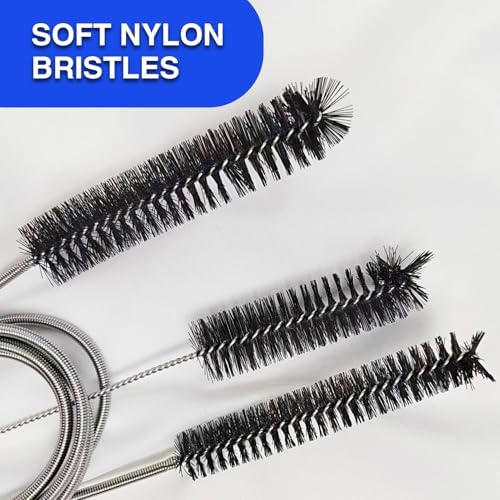 Universal CPAP Hose Cleaning Brush for 7 Feet Tubing Suitable for All CPAP Hoses and Masks CPAP Hose Cleaning Brush Kit Compatible with