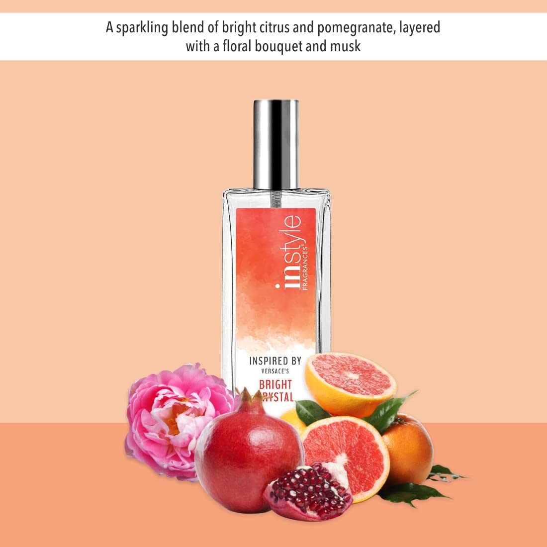 Instyle Fragrances | Inspired by Ralph Lauren's Romance | Women’s Eau de Toilette | Vegan, Paraben Free, Phthalate Free | Never Tested on Animals | 3.4 Fluid Ounces