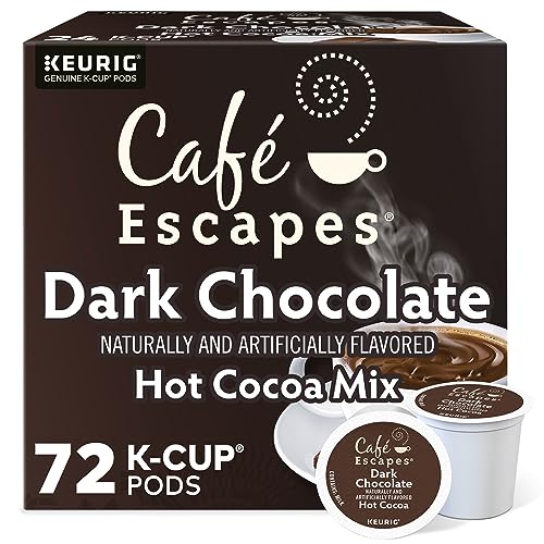 Café Escapes Milk Chocolate Hot Cocoa Keurig Single-Serve K-Cup Pods, 24 Count