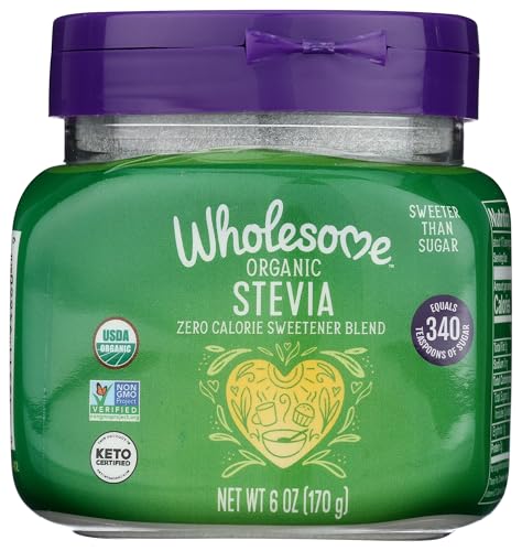 Wholesome Sweeteners Organic Stevia, 1000 Count Packets, Zero Calorie Sweetener Blend, Keto Friendly, Non GMO, Gluten Free & Vegan