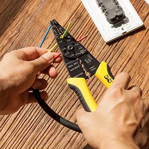 Mr. Pen- Wire Stripper, 8 inch, Wire Cutter, Wire Stripper Crimper