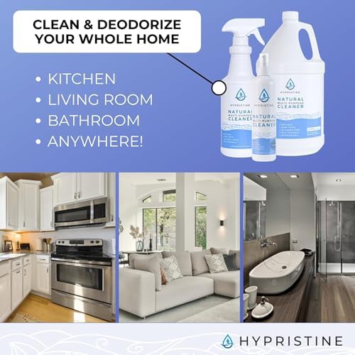 Hypristine Natural Multipurpose Surface Cleaner, 32 fl oz Spray Bottles, 1 Pack