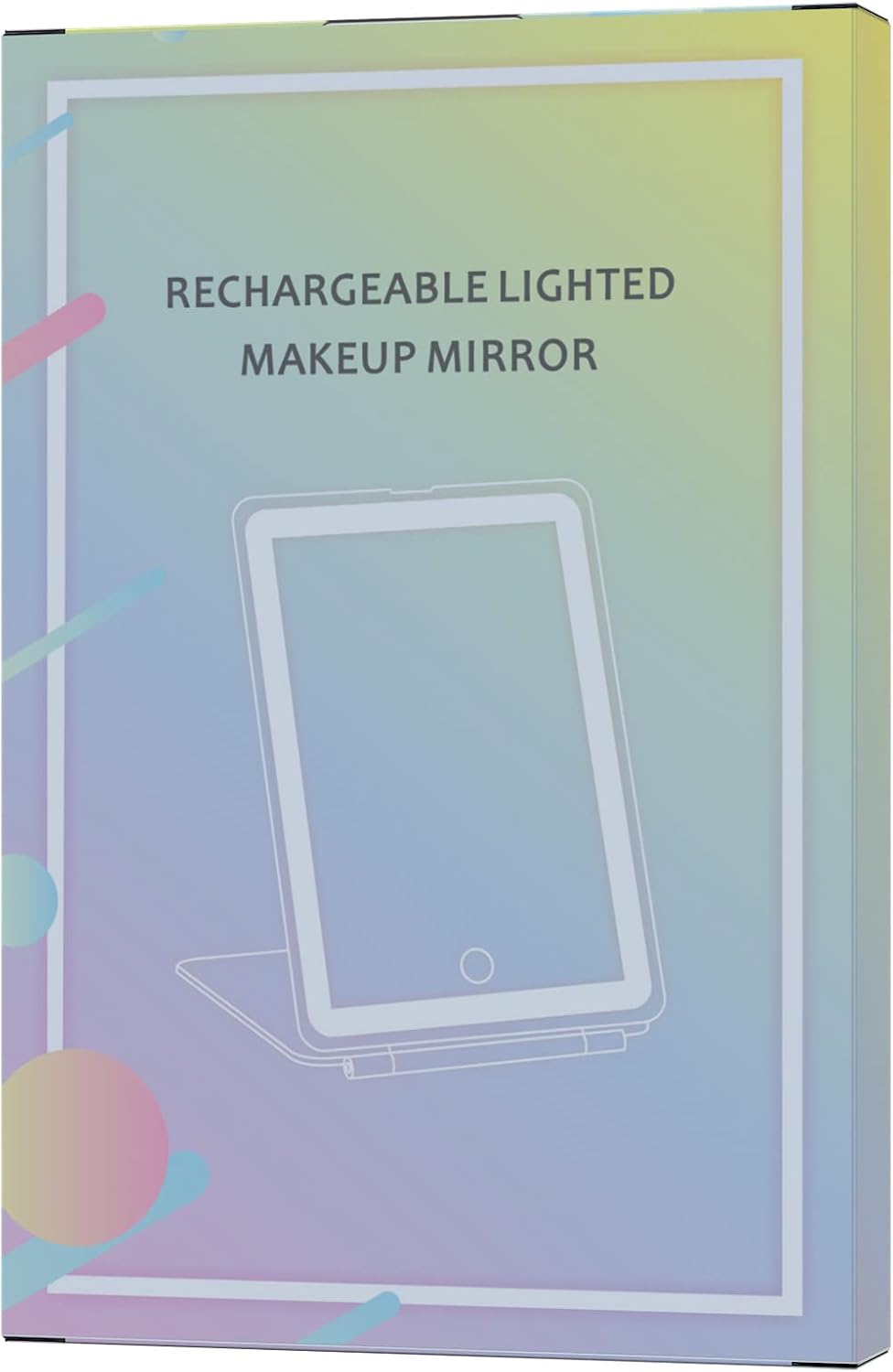 FUNTOUCH Rechargeable Travel Makeup Mirror with 72 Led Lights