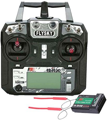 GoolRC Flysky FS-i6X 2.4GHz 10CH AFHDS 2A RC Transmitter Controller with FS-iA10B Receiver for RC Drone Airplane Helicopter