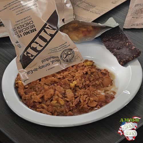 MRE Emergency Food Rations - Military Surplus, Assorted Flavors, 4-Pack | MRE Rations - Military Surplus Emergency Food, Assorted Flavors