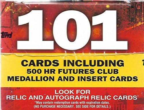 2016 Topps Traded Update and Highlights Series MLB Baseball Box of Packs with One Exclusive Home Run Futures Commemorative Medallion Card and 10