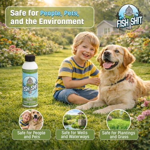 Fish Head Farms Organic Liquid Soil Conditioner, 250 ml, Living Biology for Indoor & Outdoor Plants, Root Growth, Nutrient Uptake & Water Efficiency
