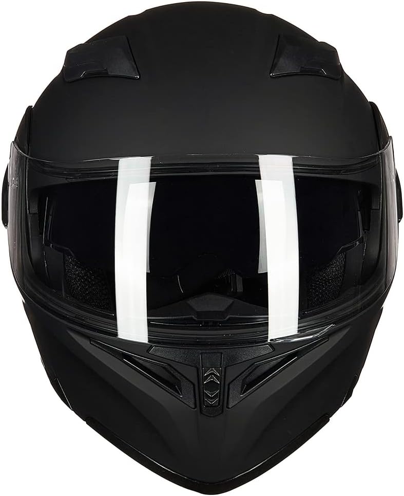ILM Motorcycle Dual Visor Flip up Modular Full Face Helmet DOT Model 902/902L