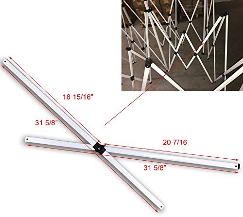 Sports 10 x 10 M-Series 2 Pro Middle Truss Bars Replacement Parts