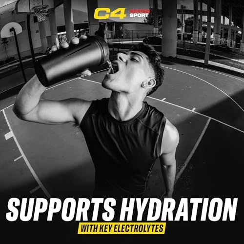 C4 Ripped Sport Pre Workout Powder, 135mg Caffeine, 30 Servings | Fruit punch flavor with 135mg caffeine, CLA, DygloFit & L-carnitine for energy