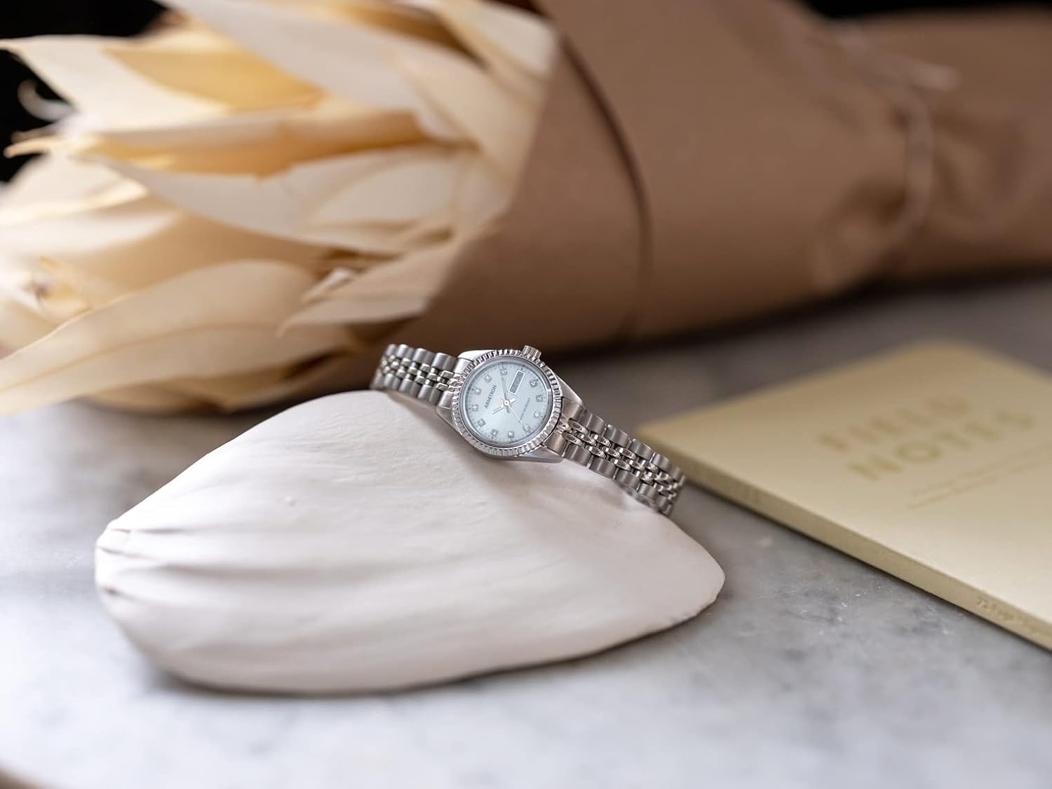 Armitron Women's Genuine Crystal Accented Bracelet Watch, 75-2475