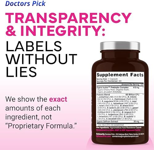 Fem Pro Probiotics for Women. 17 Clinically Effective Strains for Vaginal, Digestive & Immune Support, Urinary Tract Health
