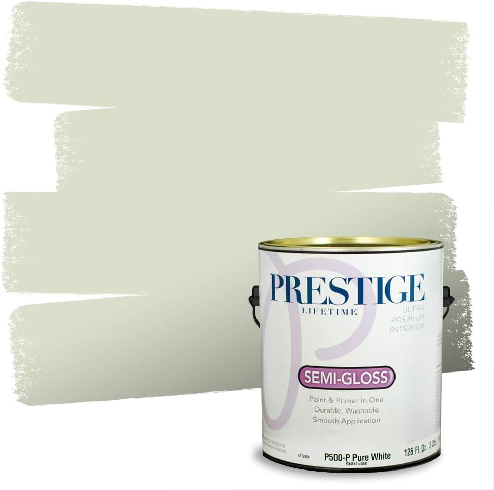 PRESTIGE Interior Paint and Primer in One, Garden Sage, Eggshell, 1 Gallon