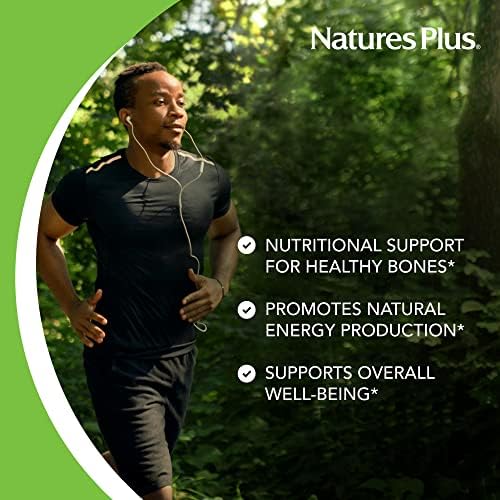 NaturesPlus Calcium/Magnesium/Vitamin D3 with Vitamin K2 - 60 Chewable Tablets - Supports Bone & Immune Health - Vanilla Flavor - Gluten Free - Up to 30 Servings