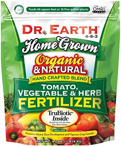 Dr. Earth Organic 5 Tomato, Vegetable & Herb Fertilizer Poly Bag
