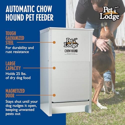 Chow Hound Dog Feeder, Automatic, 25-Lb. (C)