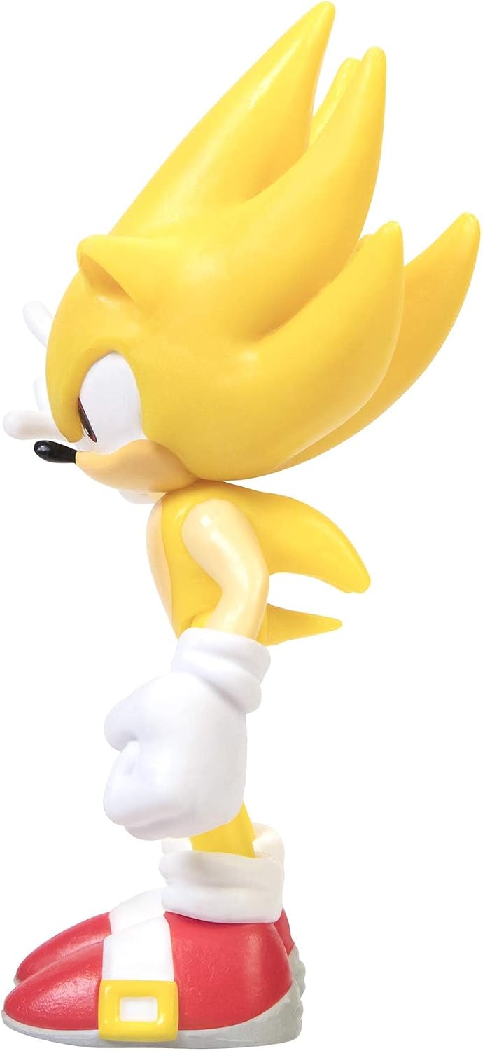 Sonic The Hedgehog Action Figure 2.5 Inch Super Sonic Collectible Toy