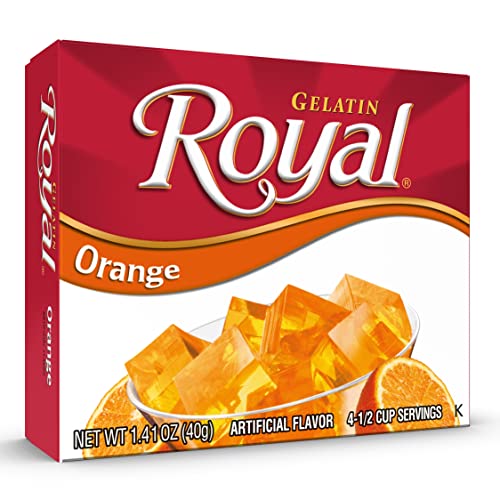 Royal Gelatin, Fat Free Dessert Mix, Lime (12 - 1.4 Ounce Boxes) (Pack of 12)