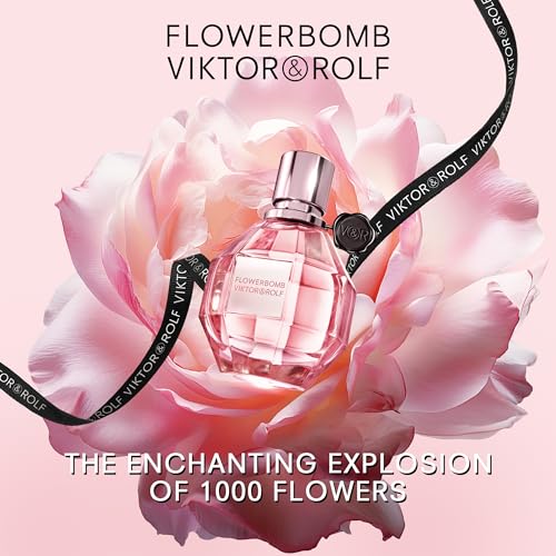 Viktor&Rolf Flowerbomb Eau de Parfum - Warm Floral Perfume for Women | Fragrance with Peony, Rose & Freesia - Long Lasting Scent - Iconic Womens Perfect for Everyday Wear