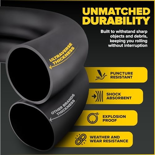Ultraverse 26" Bike Inner Tubes 26 x 1.75, 1.95, 2.10, 2.125 - Set of 2