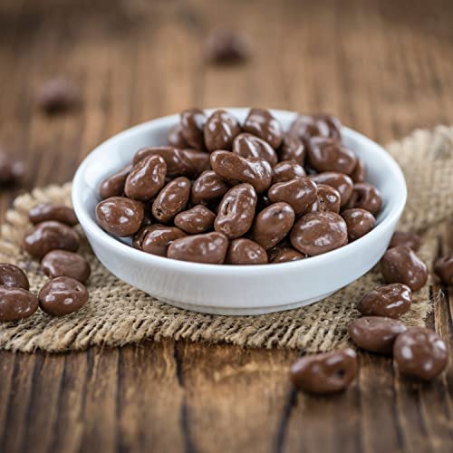 Gourmet Milk Chocolate Covered Raisins by It's Delish, 2 Lbs Bulk | Milk Chocolate Raisins Candy Snack for Parties or Holiday Events and Healthy Snacking | USA Made, Kosher Dairy
