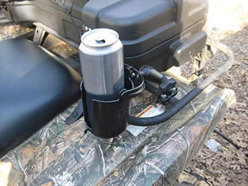 RAM Mounts Motorcycle Level Cup Holder with U-Bolt Handlebar Mount | Self-leveling cup holder with B Size 1" ball for motorcycles, ATVs and boat rails