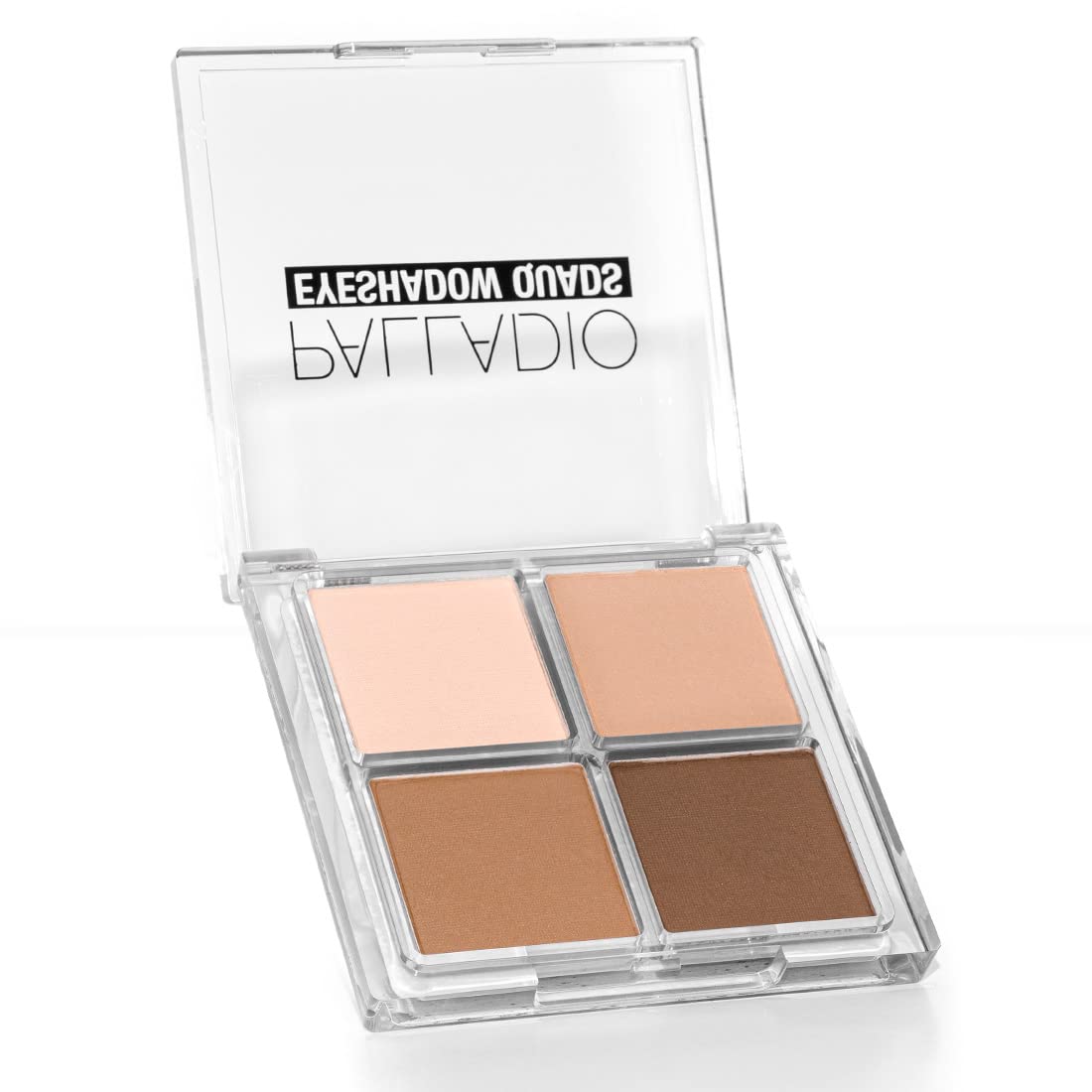 Palladio Eyeshadow Quads, Velvety Pigmented Blendable Matte, Metallic and Shimmer Finishes, Creamy Formula, Four Way Quad Eye Shadow Palette, Talc-Free (Ballerina)