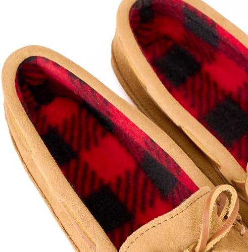 Minnetonka Men's Double Bottom Fleece Slipper
